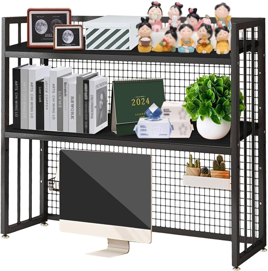 Amazon.co.jp: デスク上置き棚 - コンピューターデスク用デスクトップ