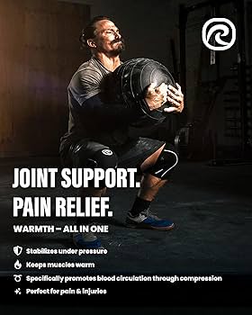 Amazon.co.jp: Rehband 5mm 膝スリーブサポート クロスフィット&ヘビー