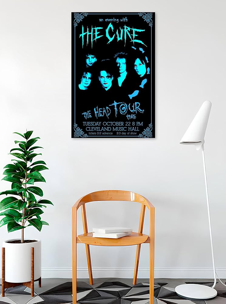 Amazon.com: BUY ART FOR LESS Officially Licensed The Cure - Head