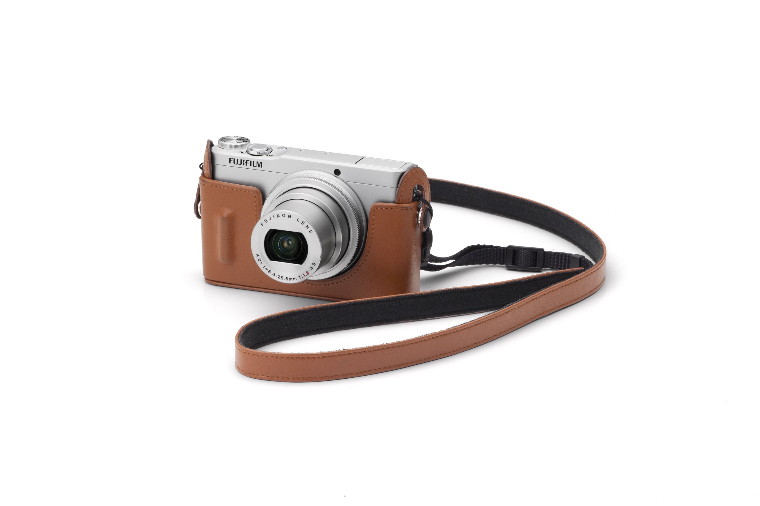 Amazon | FUJIFILM デジタルカメラXQ1用速写レザーケース ブラウン F
