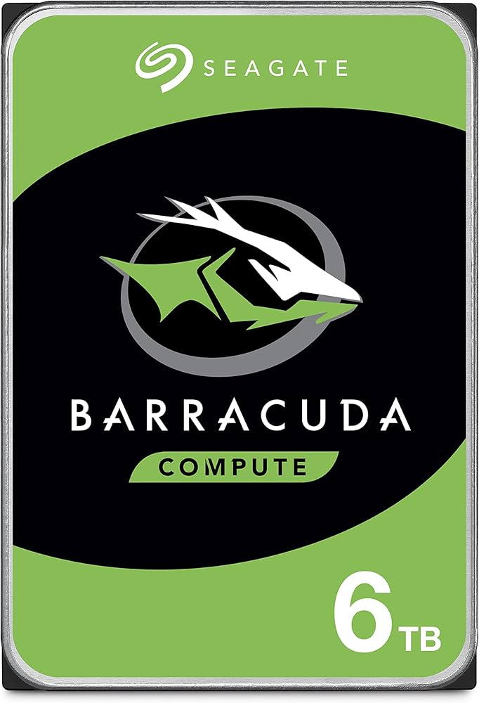 Amazon | Seagate BarraCuda 3.5インチ 6TB 内蔵 ハードディスク HDD