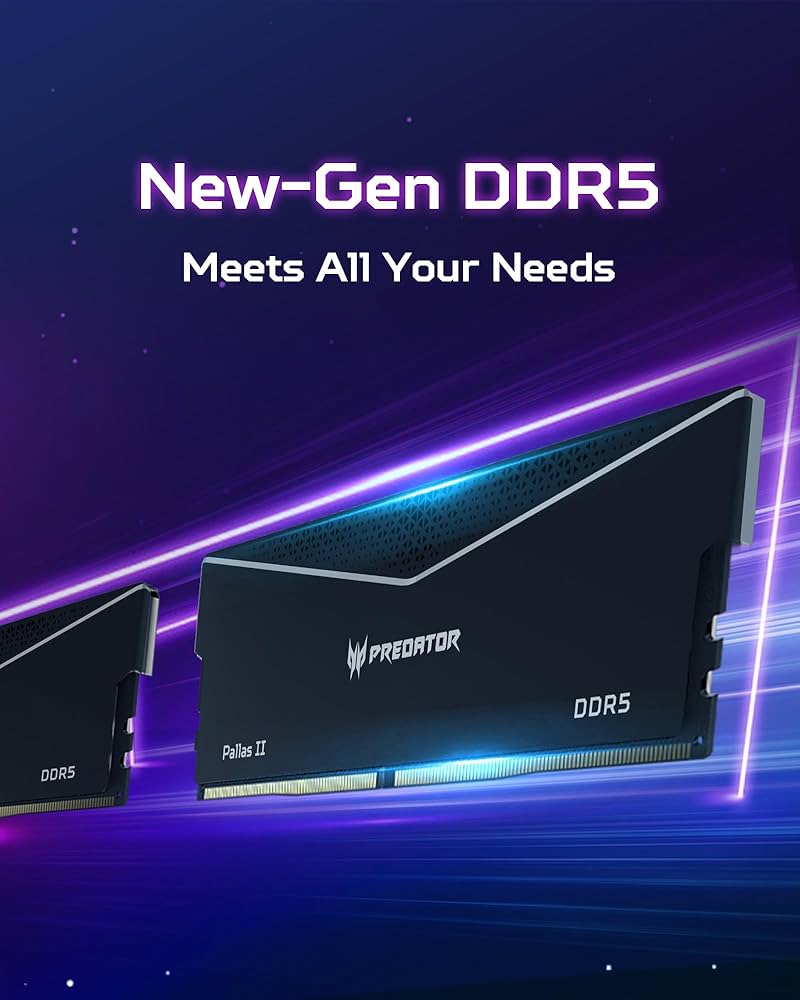 Acer Predator Pallas II DDR5 RAM 32GB (16GBx2) 6400MHz CL32 PC5