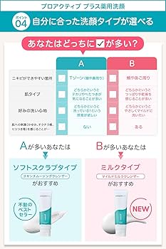 Amazon | 【泡立てずにそのまま洗えてニキビを防ぐ。】プロアクティブ