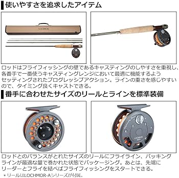 Amazon | ダイワ(DAIWA) ロッホモア フライコンボ F803-4 | ダイワ