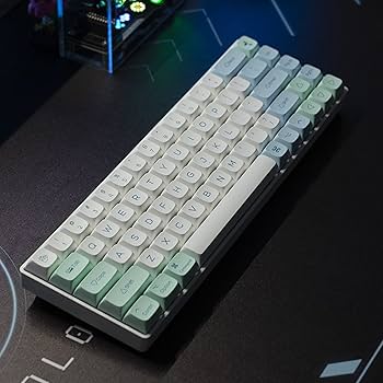 Amazon.co.jp: 135キー メカニカルキーボードキーキャップ アイス