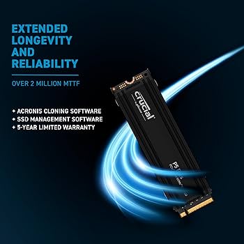 Amazon | Crucial P5 Plus 2TB Gen4 NVMe M.2 SSD 内蔵ゲーミングSSD