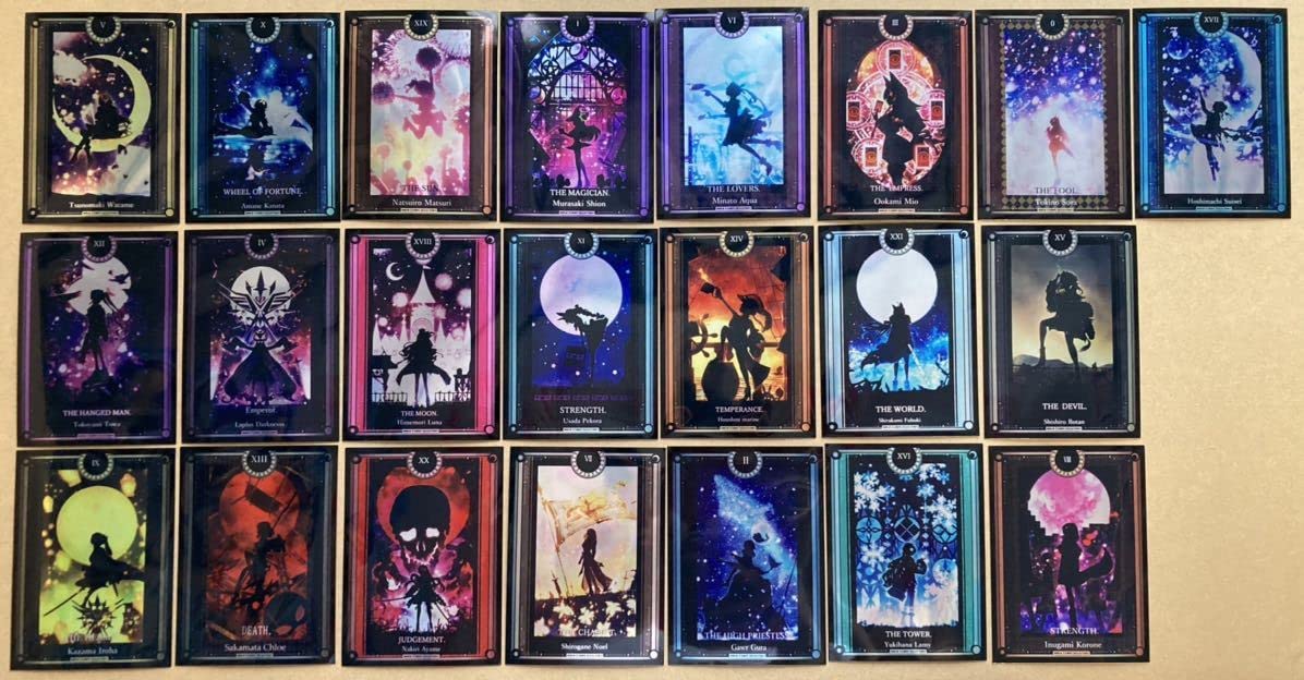Amazon.co.jp: ホロライブ タロット スリーブ22種各1枚セット星街すい