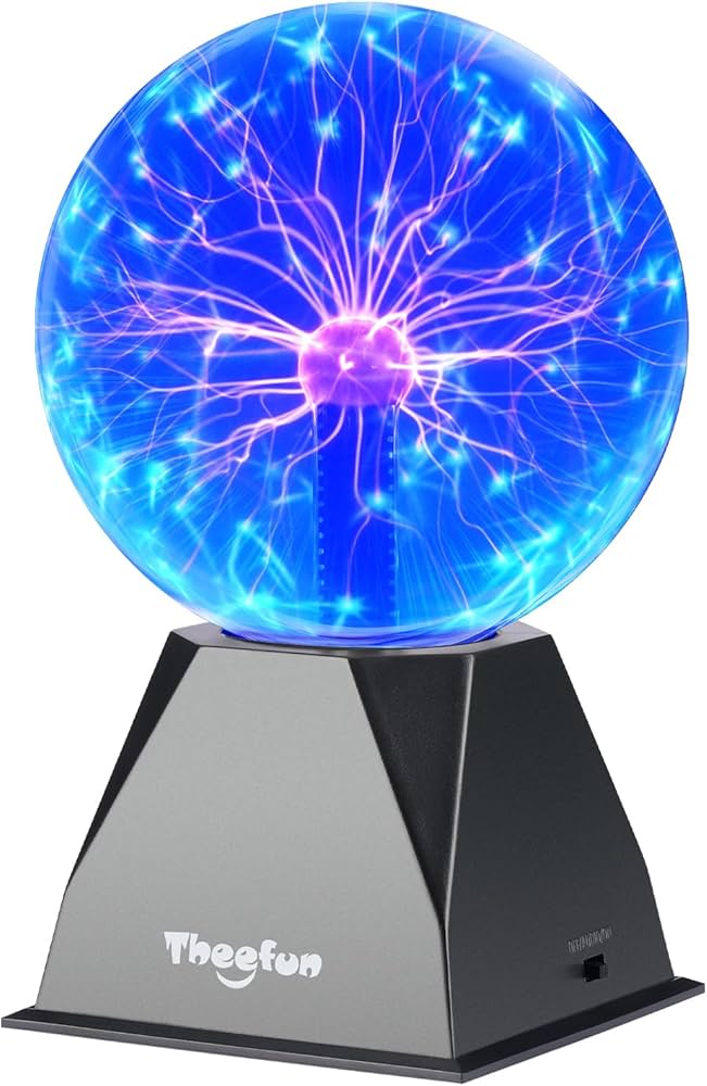 Theefun Blue Plasma Ball: True 6 Inch Ball with 3.5 Inch Base