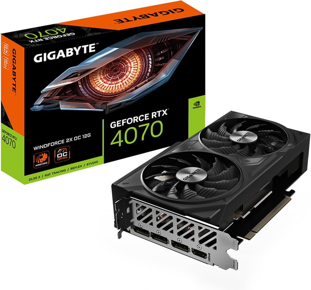 Amazon | GIGABYTE GeForce RTX 4070 WINDFORCE 2X OC 12G