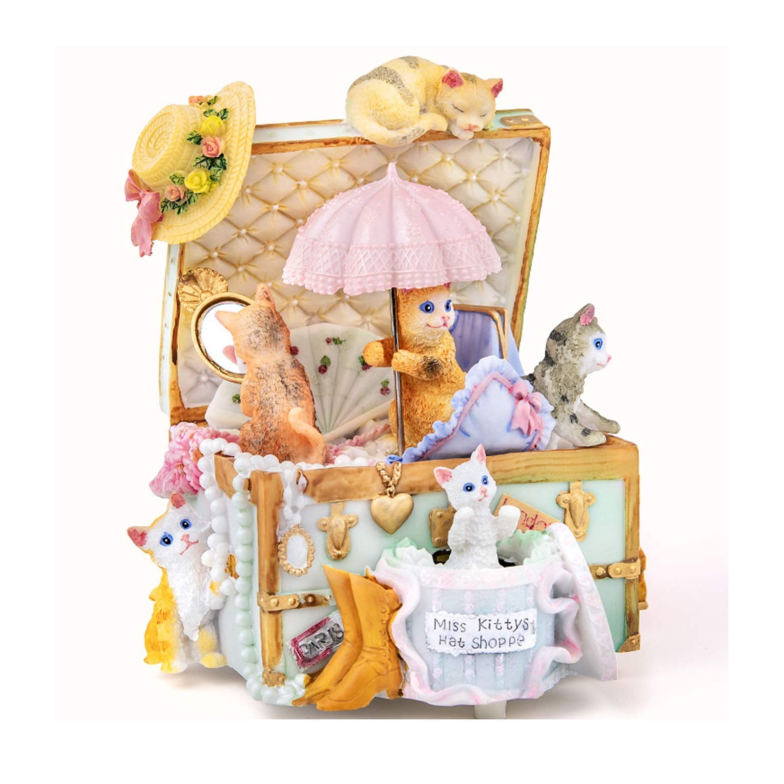 Amazon.co.jp: オルゴール猫オルゴールオルゴール回転誕生日プレゼント