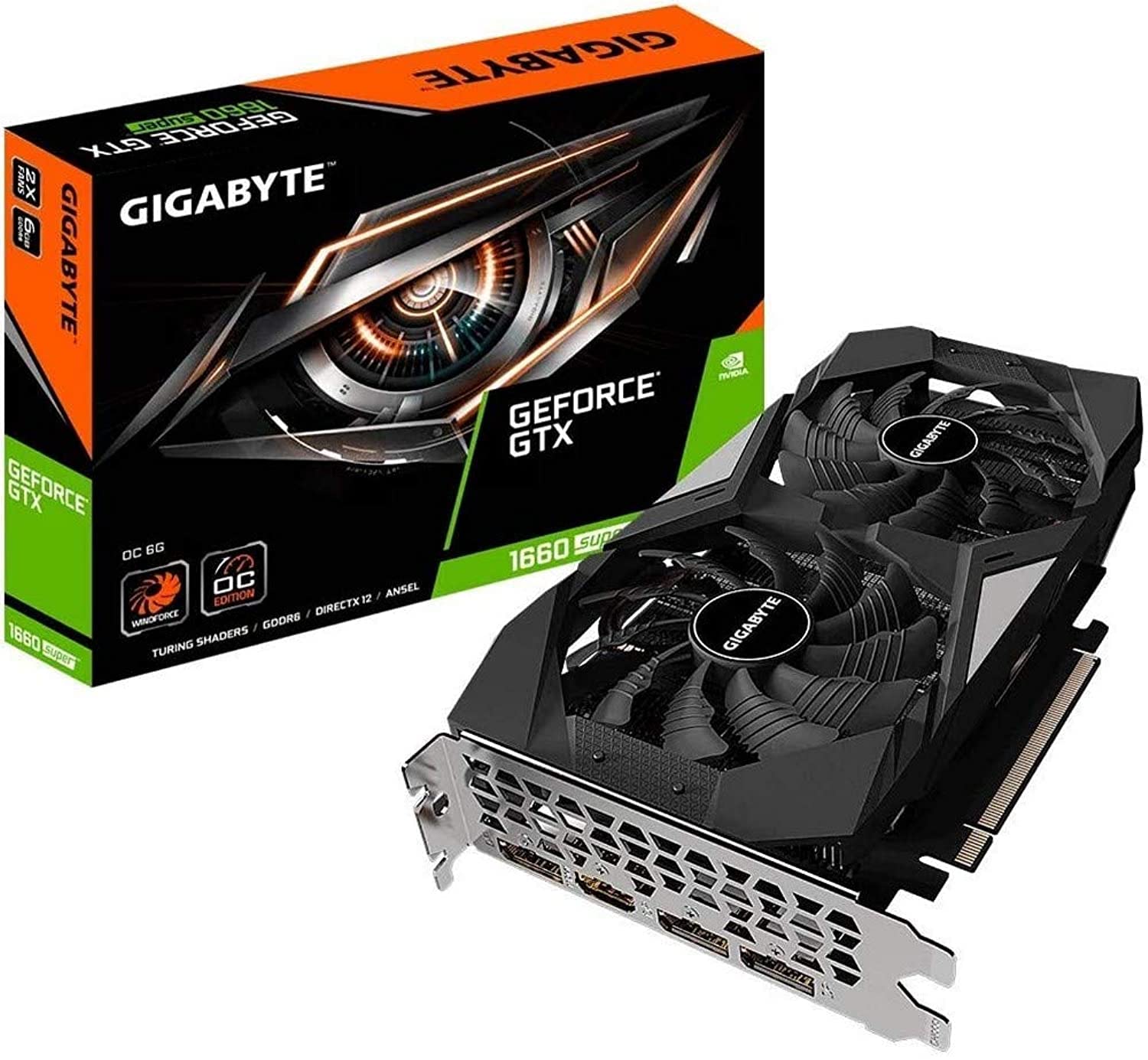 Amazon | Gigabyte Gv-N166SOC-6GD GeForce GTX 1660 Super OC 6G