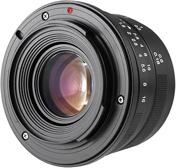 Amazon.co.jp: 七工匠 7artisans 25M43B 25mm F1.8 マイクロフォー