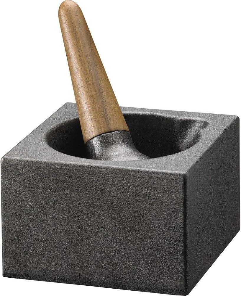 Amazon｜SKEPPSHULT 鋳鉄すり鉢&すりこぎ| キュービック。｜すり鉢