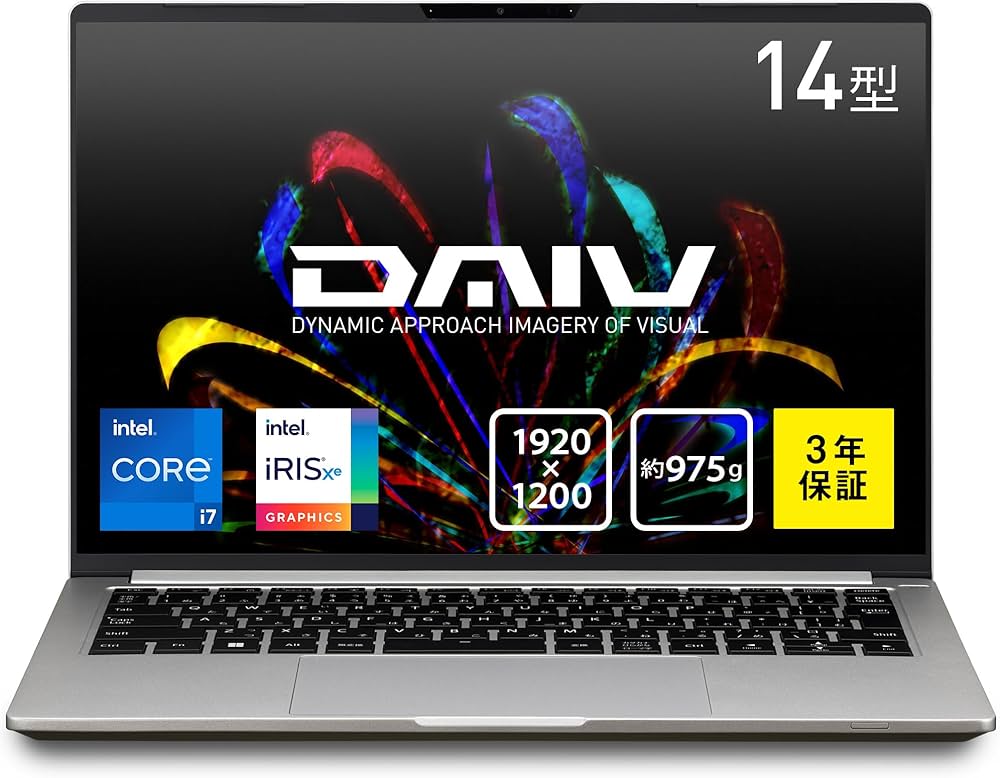 Amazon | mouse 【軽量 約975g】 クリエイター ノートパソコン DAIV Z4