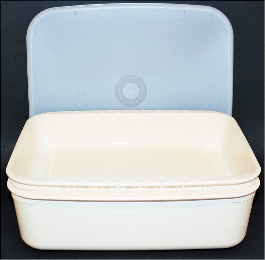 Amazon.com: Tupperware Vintage Set of 2 TupperWave Deep Microwave