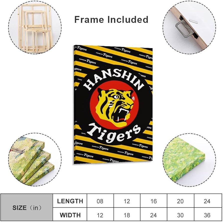 Amazon｜阪神タイガース Hanshin Tigersインテリア アートポスター