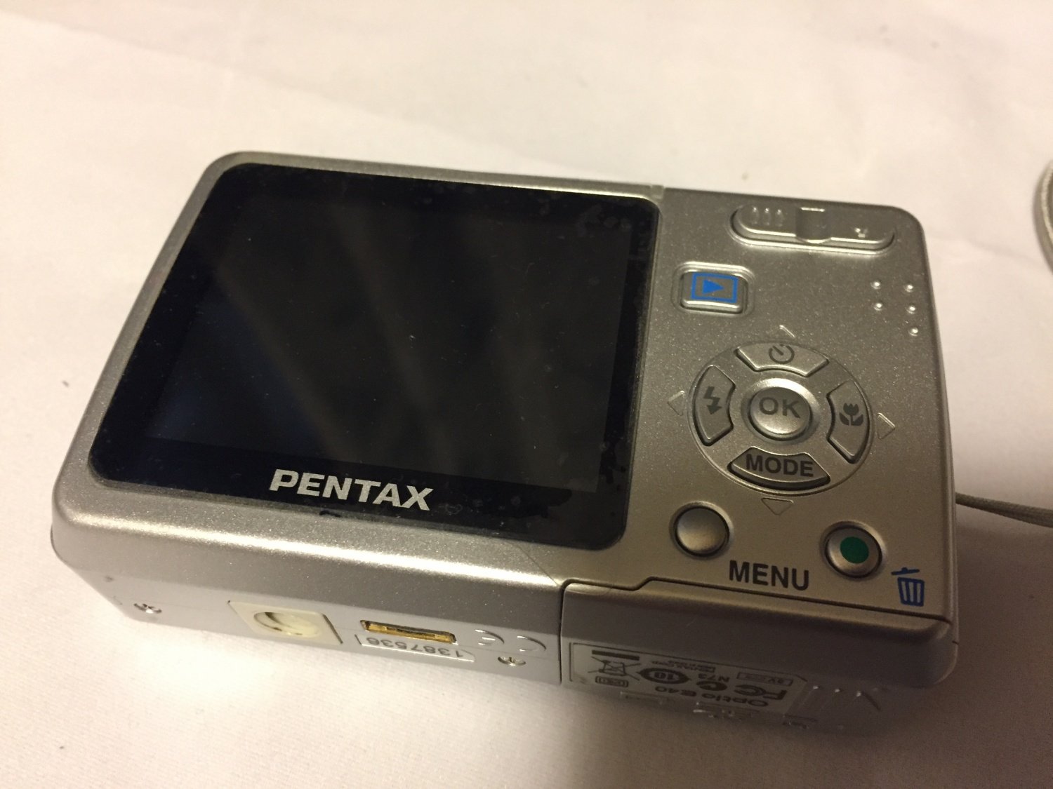 Amazon | PENTAX デジタルカメラ Optio (オプティオ) E40 OPTIOE40