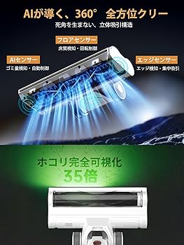 Amazon | 掃除機 コードレス【2026衝撃的デビュー！120Kpa超強力吸引