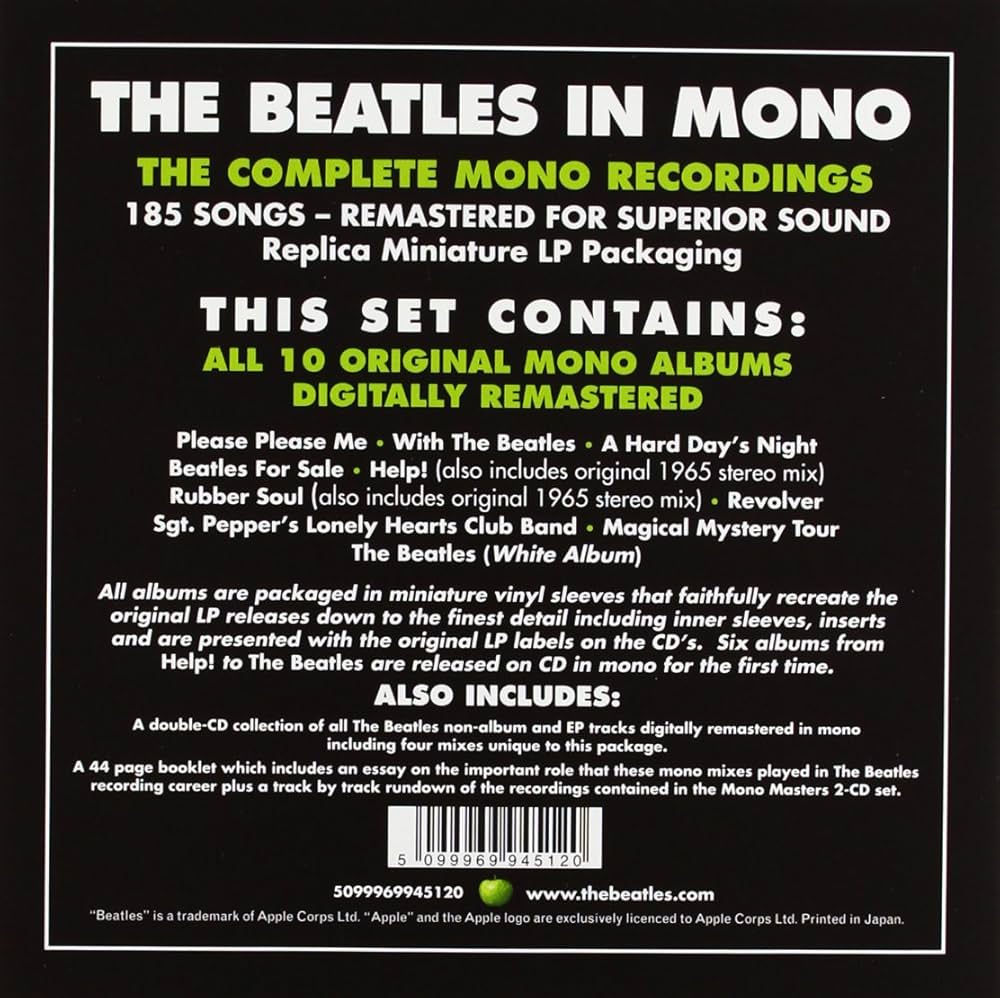 Mono Box Set: The Beatles, George Harrison, Ringo Starr, Paul