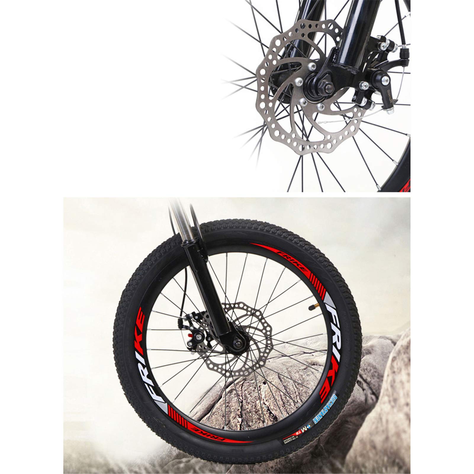 Amazon | 20 24インチ マウンテンバイク,衝撃吸収 ディスクブレーキ