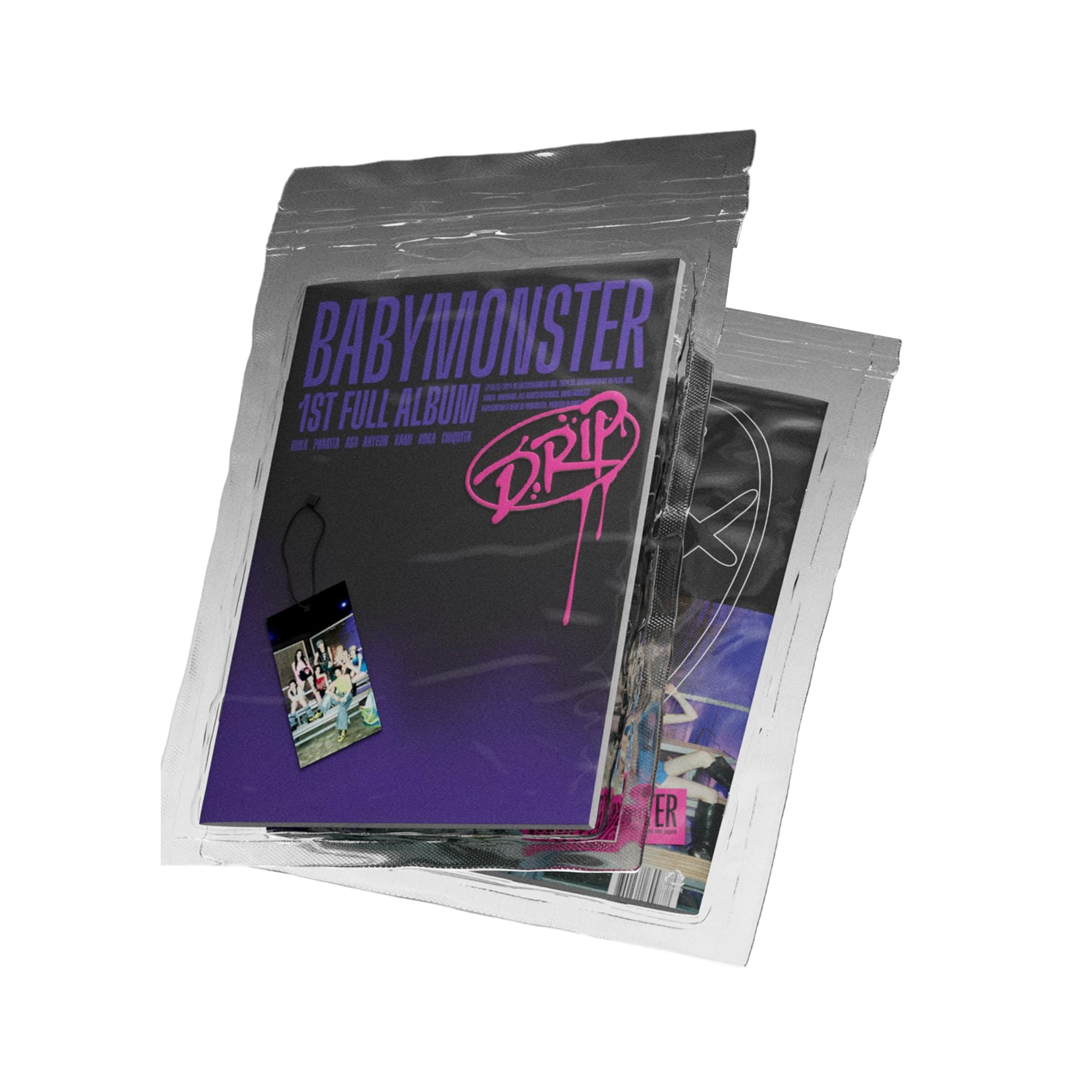 Amazon.com: BABYMONSTER 1st FULL ALBUM [DRIP] Photobook ZIP LOCK
