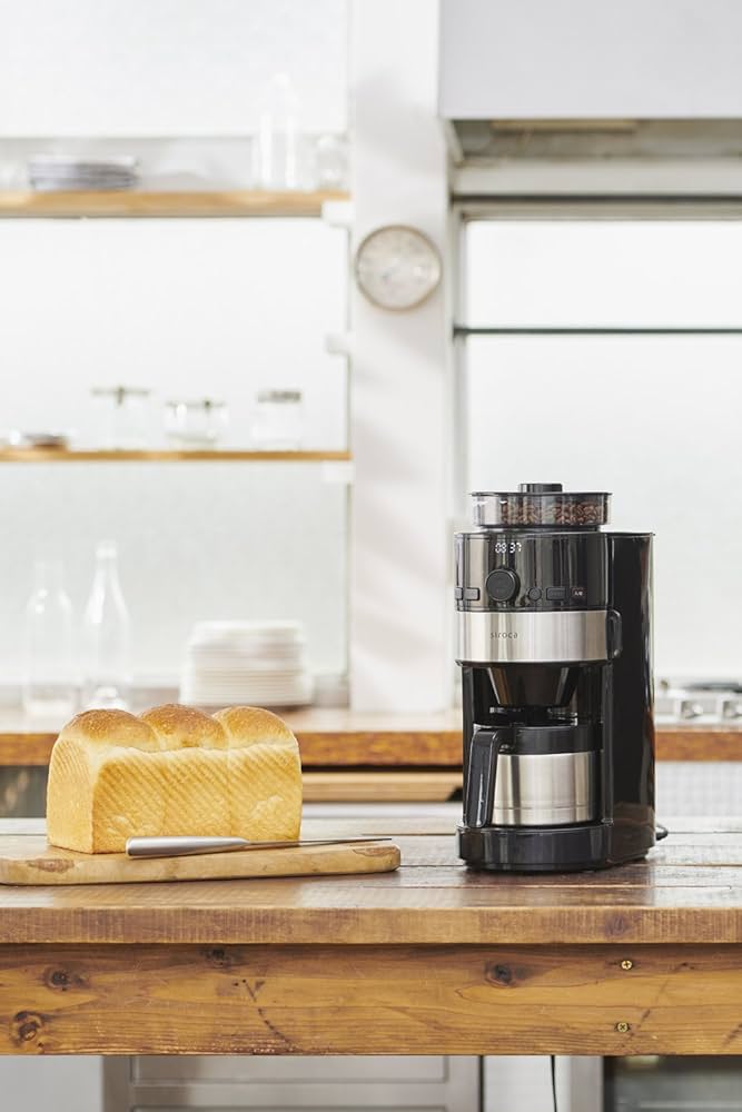 Amazon | siroca コーン式全自動コーヒーメーカー SC-C122 ステンレス