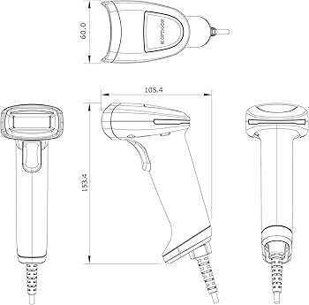 Amazon.co.jp: 【バーコード】【ハンディスキャナ】L-46R-V-WHT-USB
