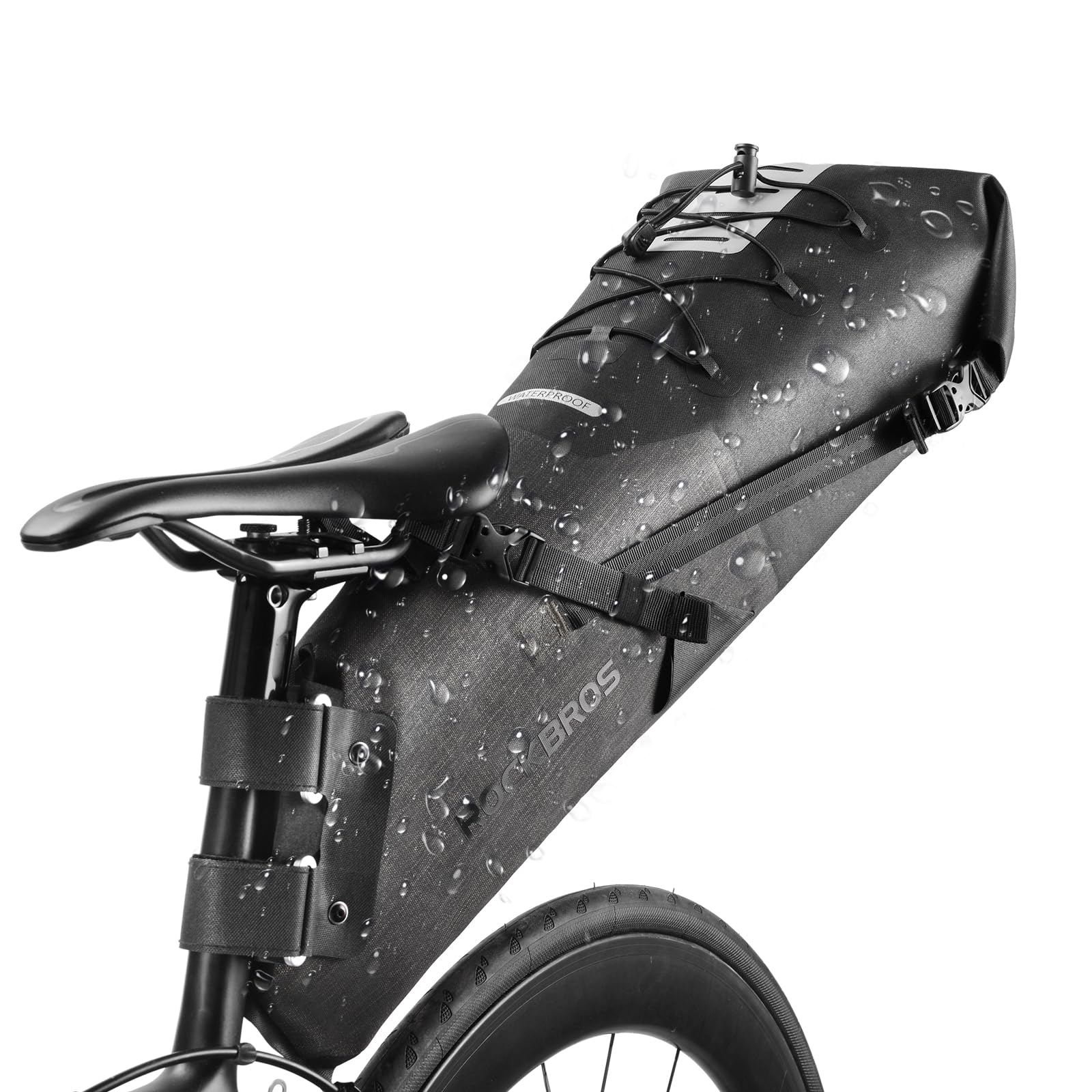 Amazon.co.jp: ROCKBROS サドルバッグ 自転車 バッグ 防水 大容量 12