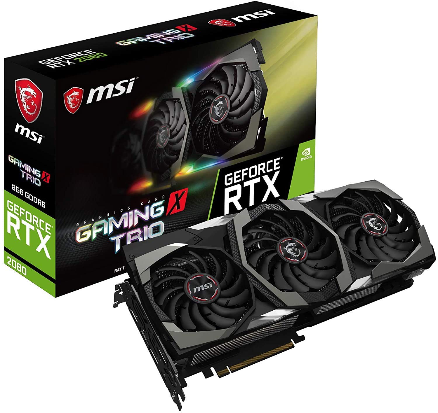 Amazon | MSI GeForce RTX 2080 GAMING X TRIO グラフィックスボード