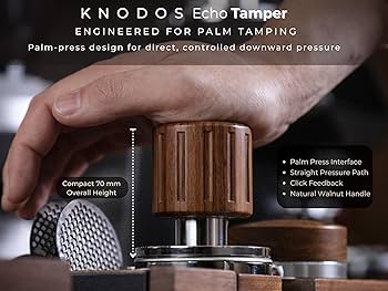 Amazon.com: KNODOS Echo Calibrated Espresso Tamper 54mm with Click