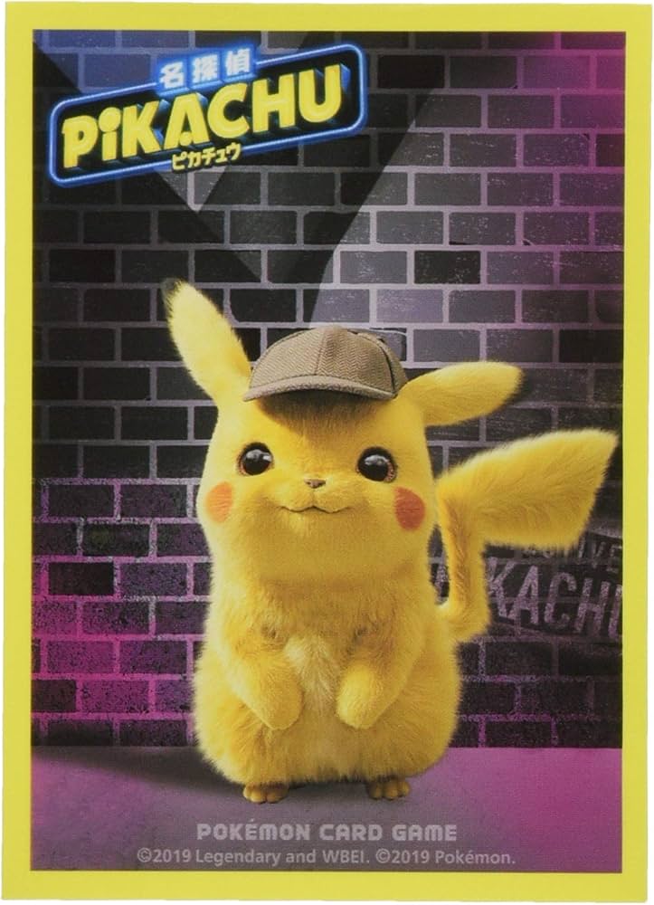 Amazon | ポケモンカードゲーム デッキシールド 名探偵ピカチュウ