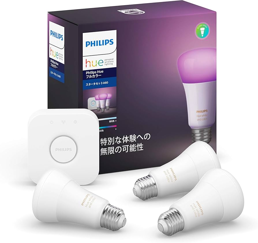 Amazon | Philips Hue(フィリップスヒュー) スマート電球 LED電球 E26