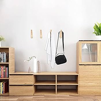 Amazon.co.jp: ミッドセンチュリーモダンウォールコートフック、4個の