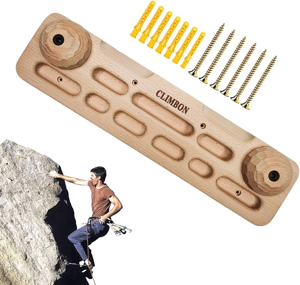 Amazon | Whnbuij 木製 haang ボード - クライミングフィンガーボード