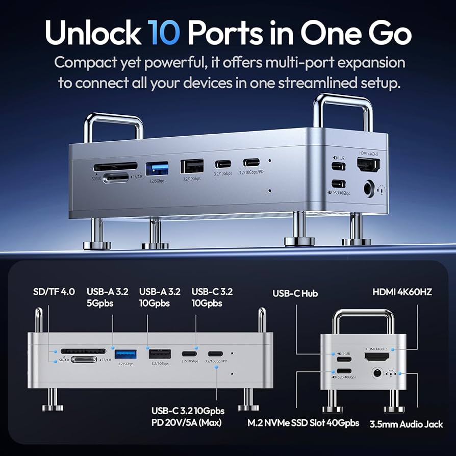 Amazon.com: ULANZI QT03 Docking Station & Stand with NVME SSD