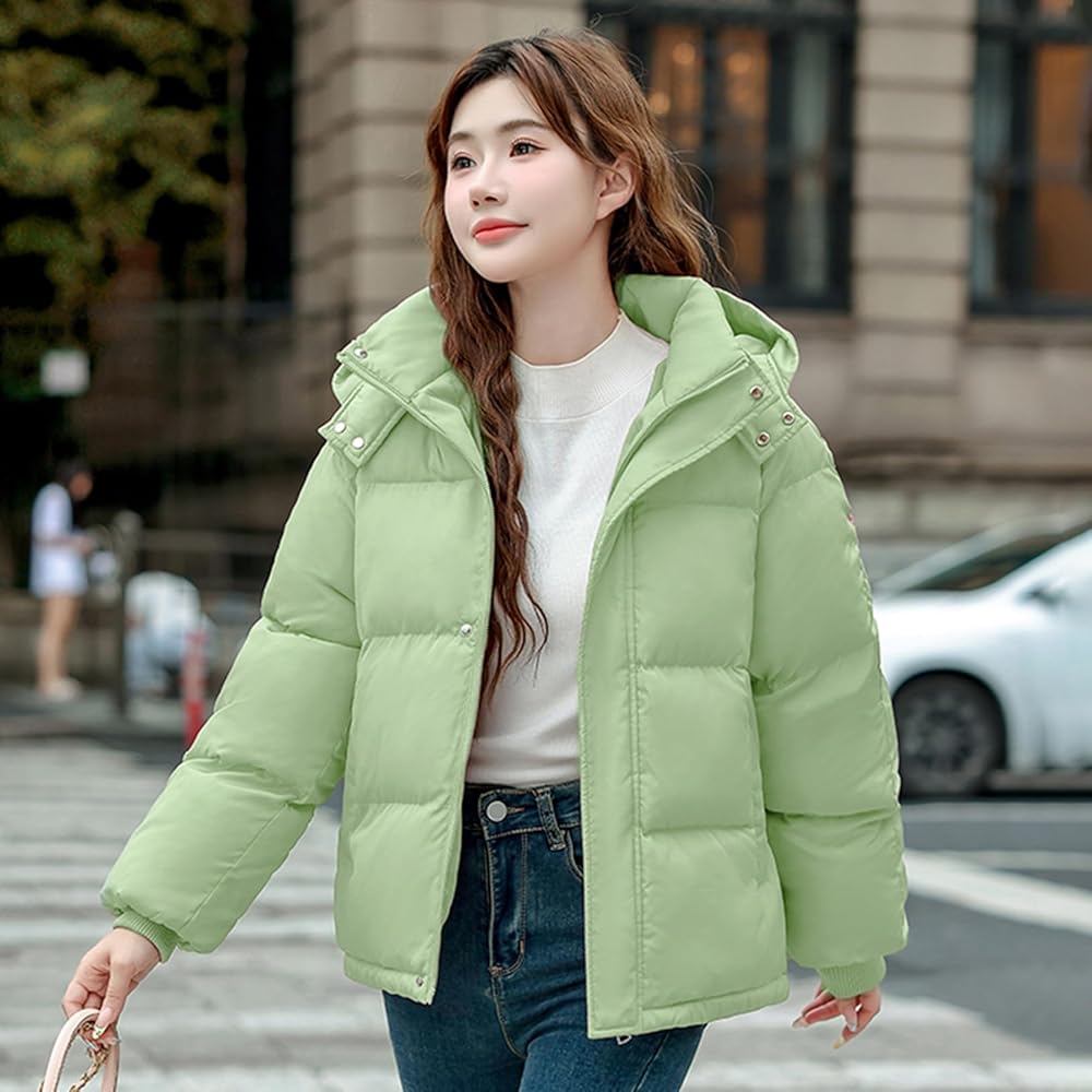 Amazon | [KEX] 中綿 ショート ダウン風 柔らかいフード付き コート