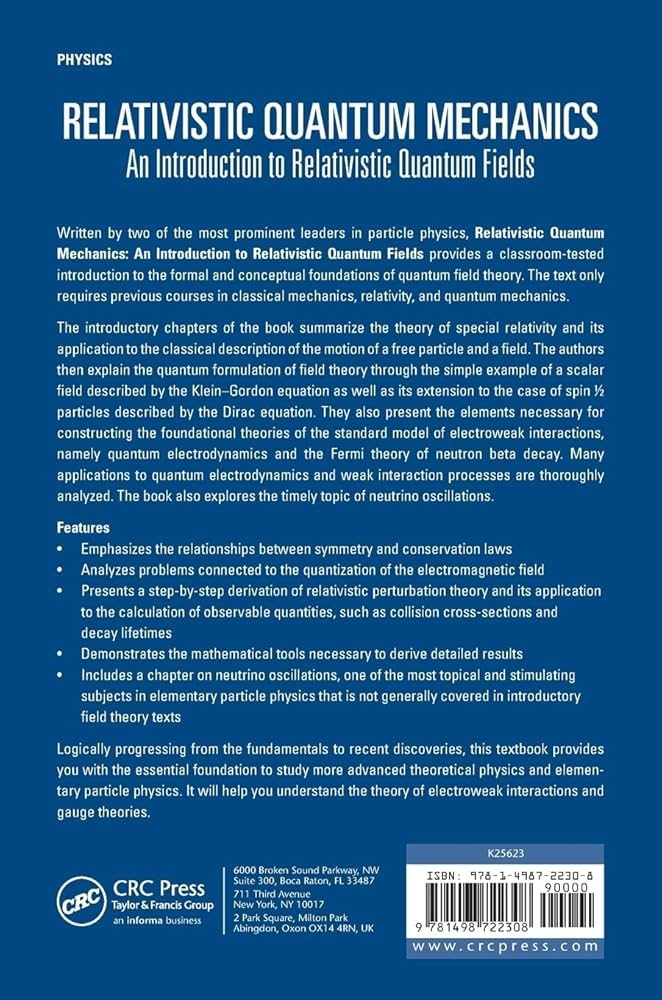 Relativistic Quantum Mechanics: Maiani, Luciano: 9781498722308