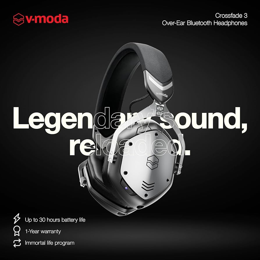 Amazon.co.jp: V-MODA Crossfade 3 Wireless XFBT3-GNBK Bluetooth