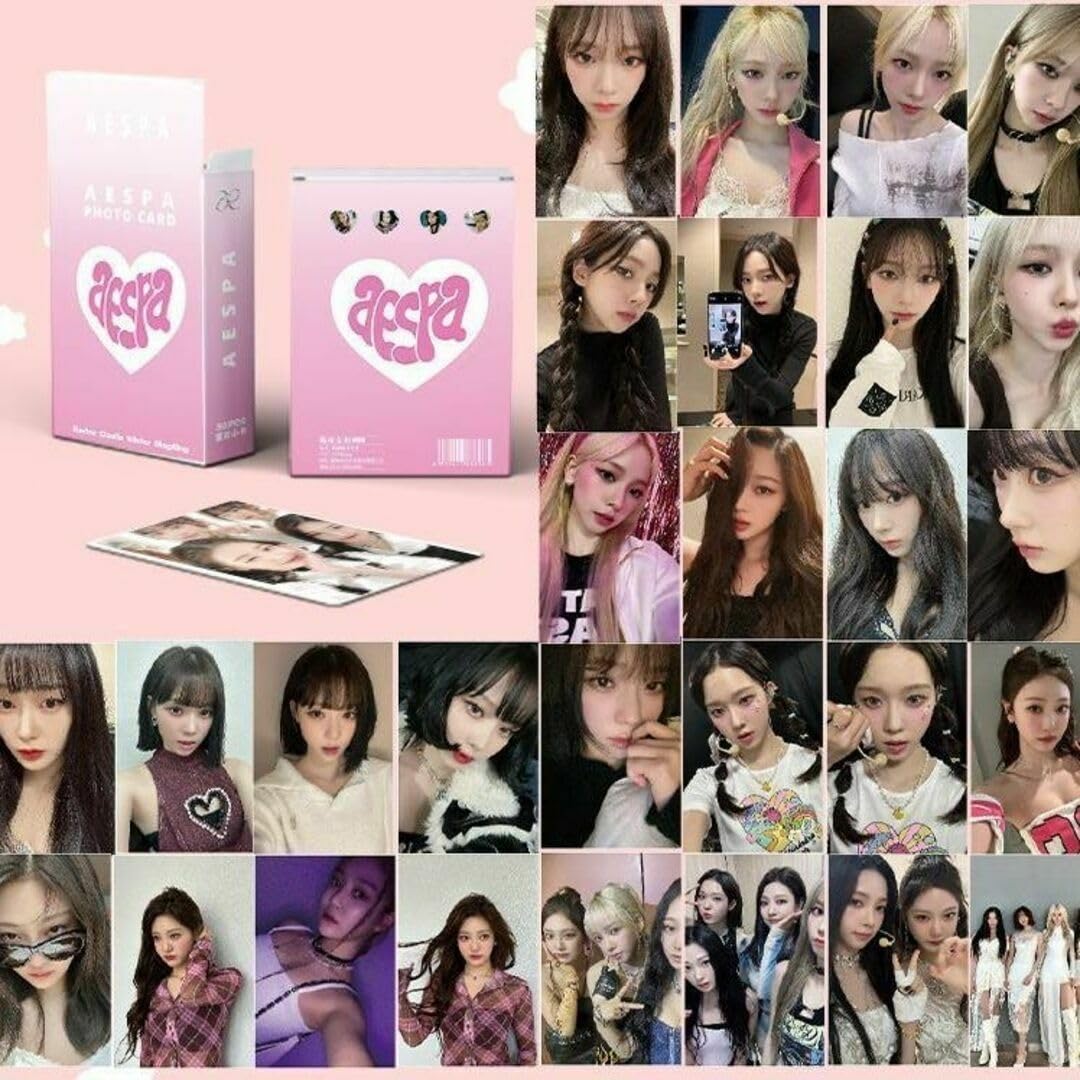 Amazon.co.jp: AESPA トレカ50枚セット エスパ レーザー光沢 : おもちゃ