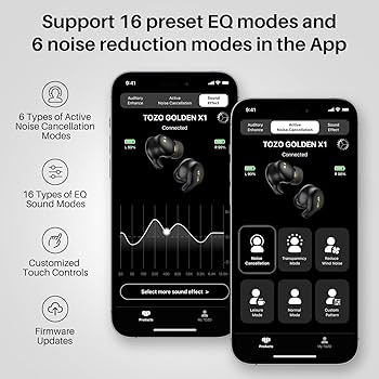 Tozo Golden X1 Wireless Earbuds Bluetooth Headphones Support Ldac