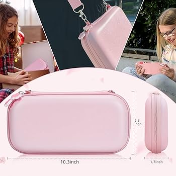 Amazon.com: BRHE Pink Travel Carrying Case Accessories Kit for