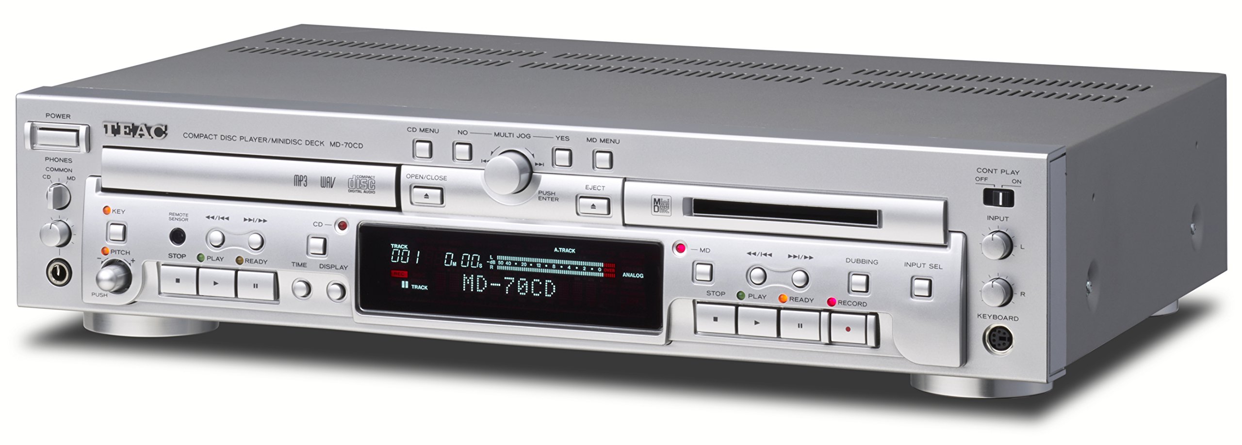 Amazon.co.jp: TEAC CDプレーヤー/MDレコーダー シルバー MD-70CD-S