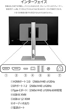 Amazon.co.jp: JAPANNEXT 27インチ モニター WQHD 2560x1440解像度 IPS