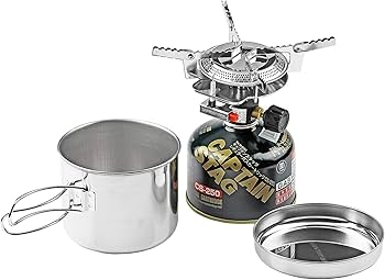 Amazon | キャプテンスタッグ 一人用鍋セット オーリック 小型 ガス