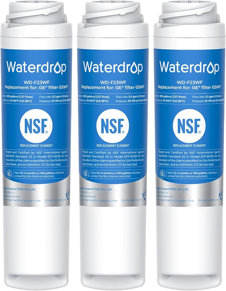 Amazon.com: Waterdrop GSWF Refrigerator Water Filter, Replacement