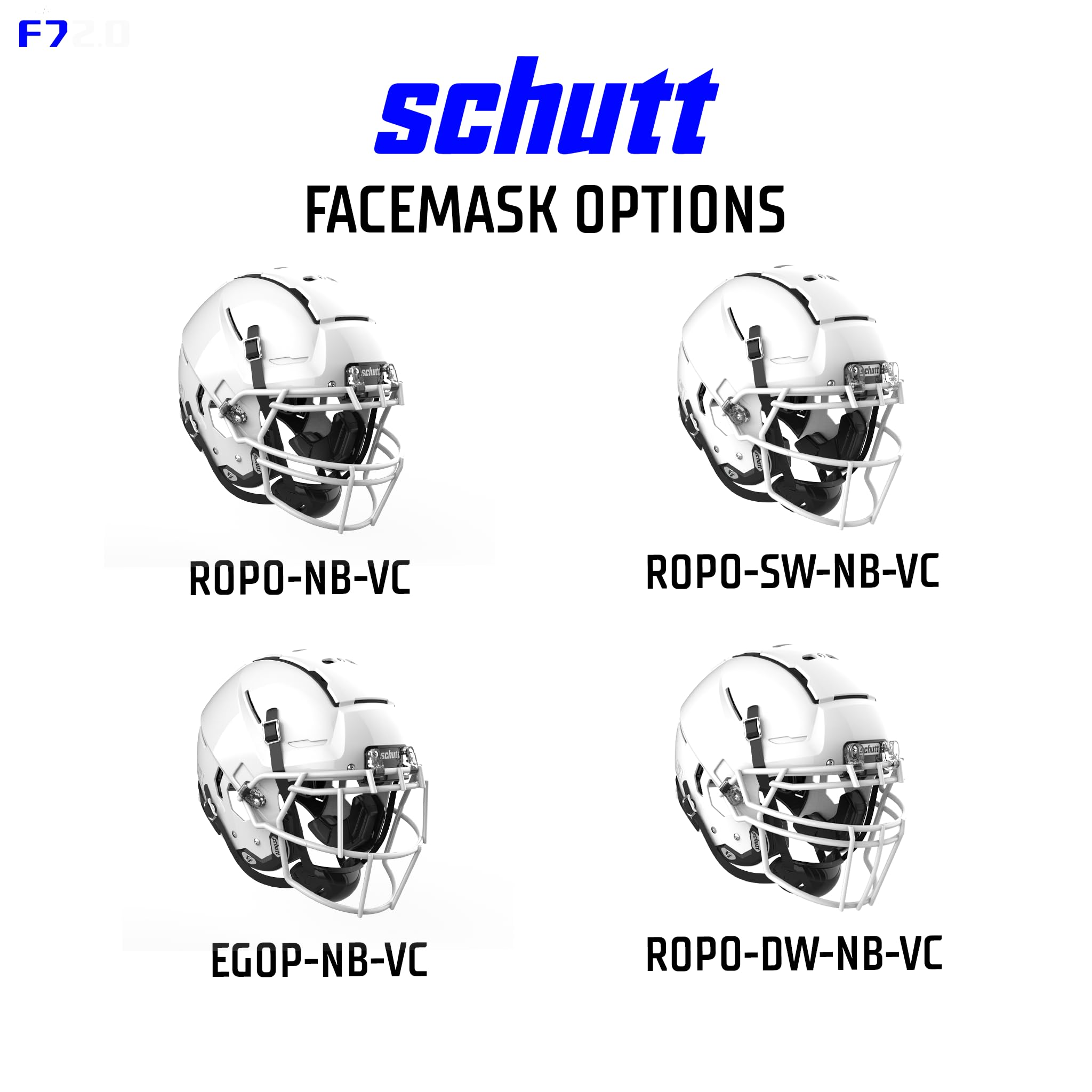 Amazon.co.jp: Schutt(シュット) フットボール ヘルメット F7 VTD