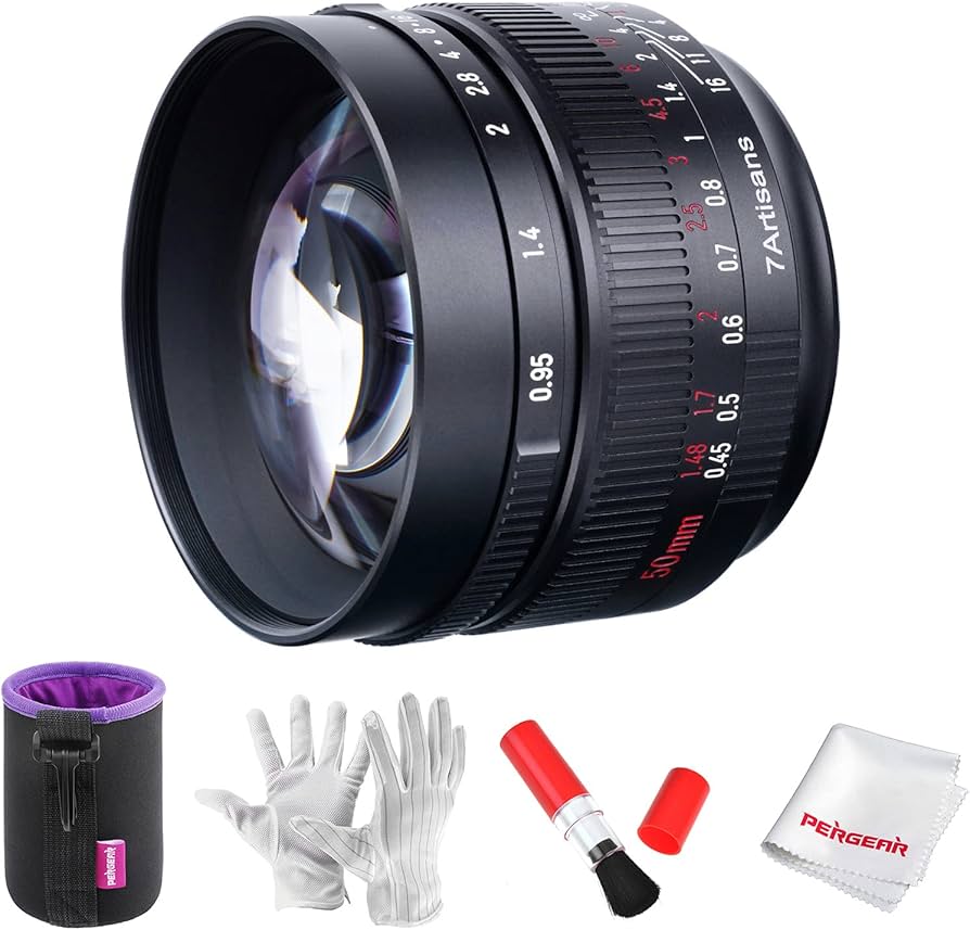 Amazon.com : 7artisans 50mm F0.95 Large Aperture Prime Lens APS-C