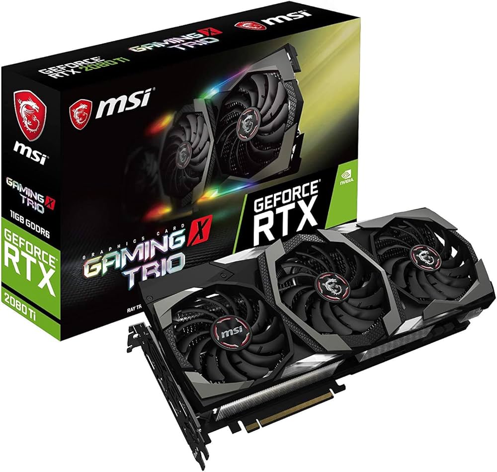 Amazon | MSI GeForce RTX 2080 Ti GAMING X TRIO グラフィックス