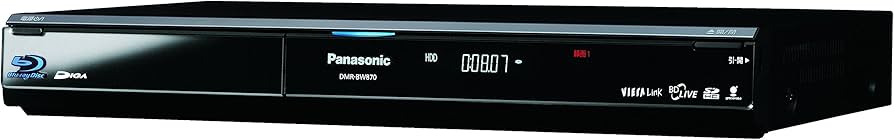 Amazon | Panasonic 1TB 2チューナー ブルーレイレコーダー ブラック