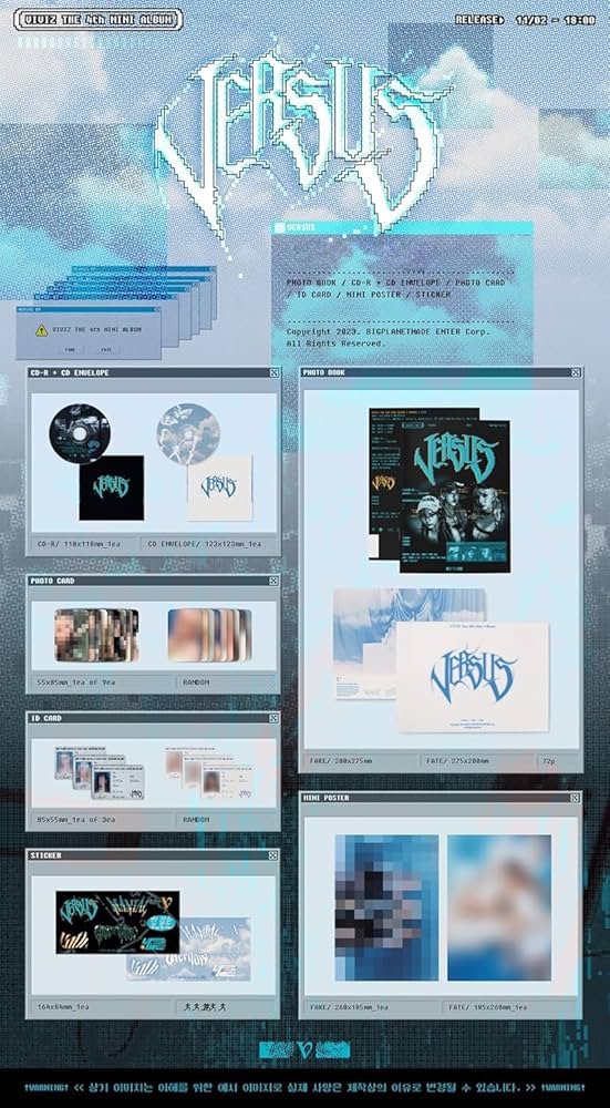 VIVIZ, EUNHA, SINB, UMJI - VIVIZ Versus 4th Mini Album Full 5